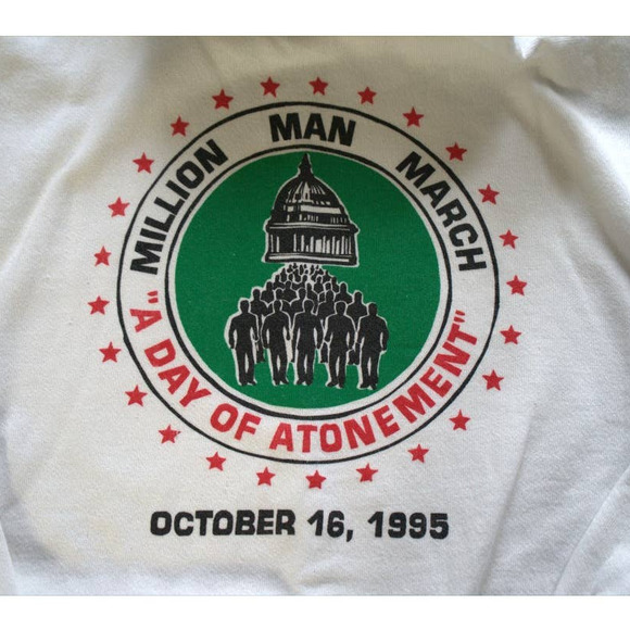 1995 Vintage Million Man March Tee Shirt MLK - Picture 2 of 3